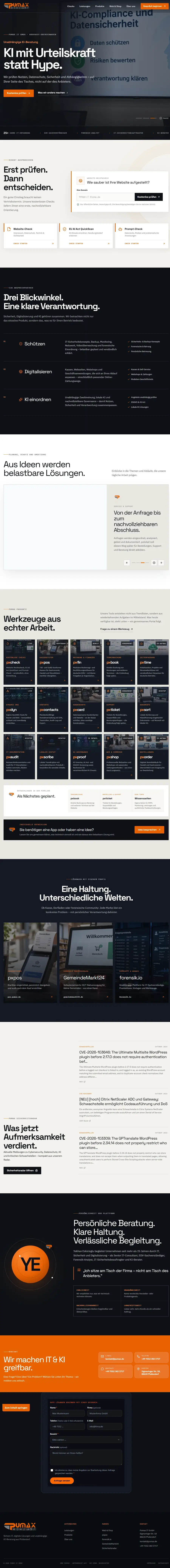Website-Vorschau: pumax.de