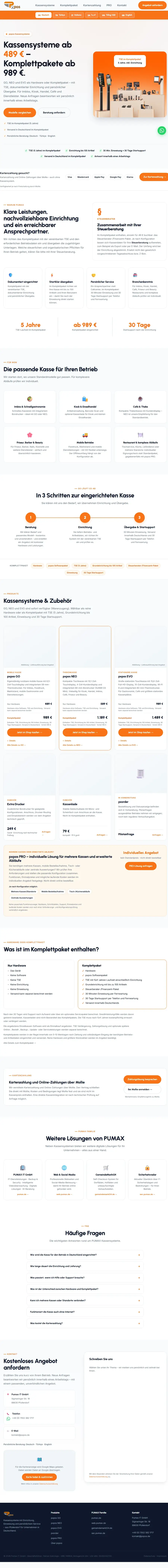 Website-Vorschau: pxpos.de